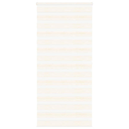 vidaXL Doppelrollo Marmorbeige 115x200cm Stoffbreite 110,9 cm Polyester