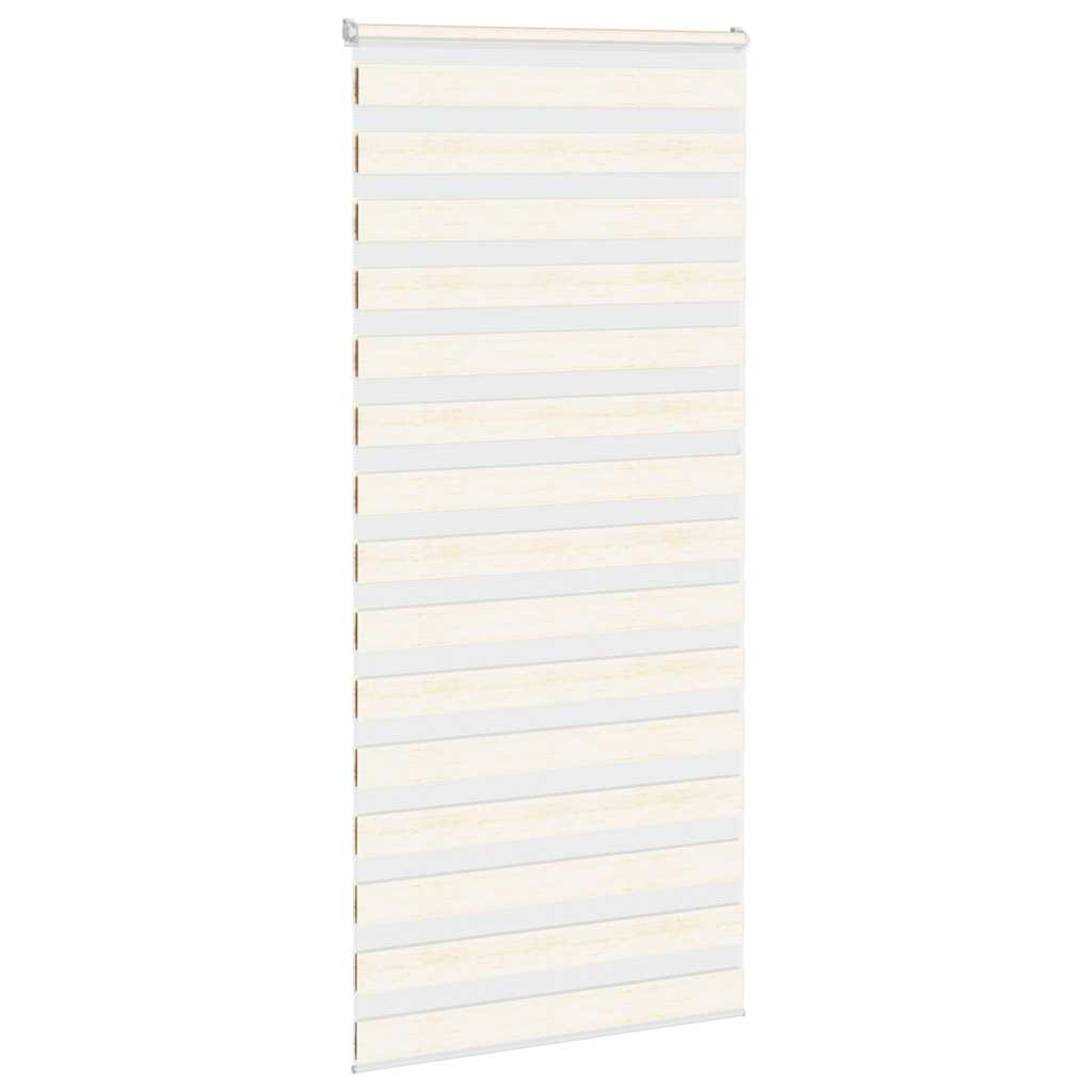 vidaXL Doppelrollo Marmorbeige 115x200cm Stoffbreite 110,9 cm Polyester