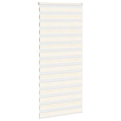 vidaXL Doppelrollo Marmorbeige 115x200cm Stoffbreite 110,9 cm Polyester