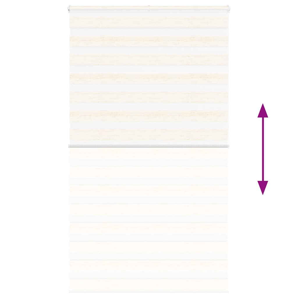 Doppelrollo Marmorbeige 125x200cm Stoffbreite 120,9 cm Polyester