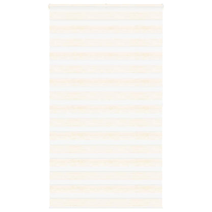vidaXL Doppelrollo Marmorbeige 130x200cm Stoffbreite 125,9 cm Polyester