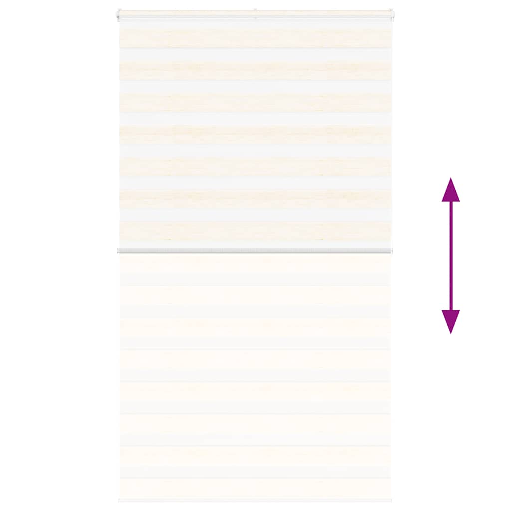 Doppelrollo Marmorbeige 135x200cm Stoffbreite 130,9 cm Polyester