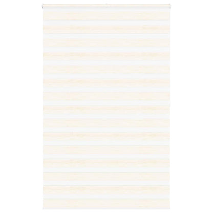 vidaXL Doppelrollo Marmorbeige 145x200cm Stoffbreite 140,9 cm Polyester