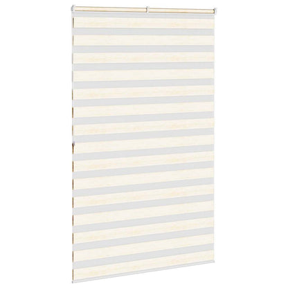 vidaXL Doppelrollo Marmorbeige 150x200cm Stoffbreite 145,9 cm Polyester