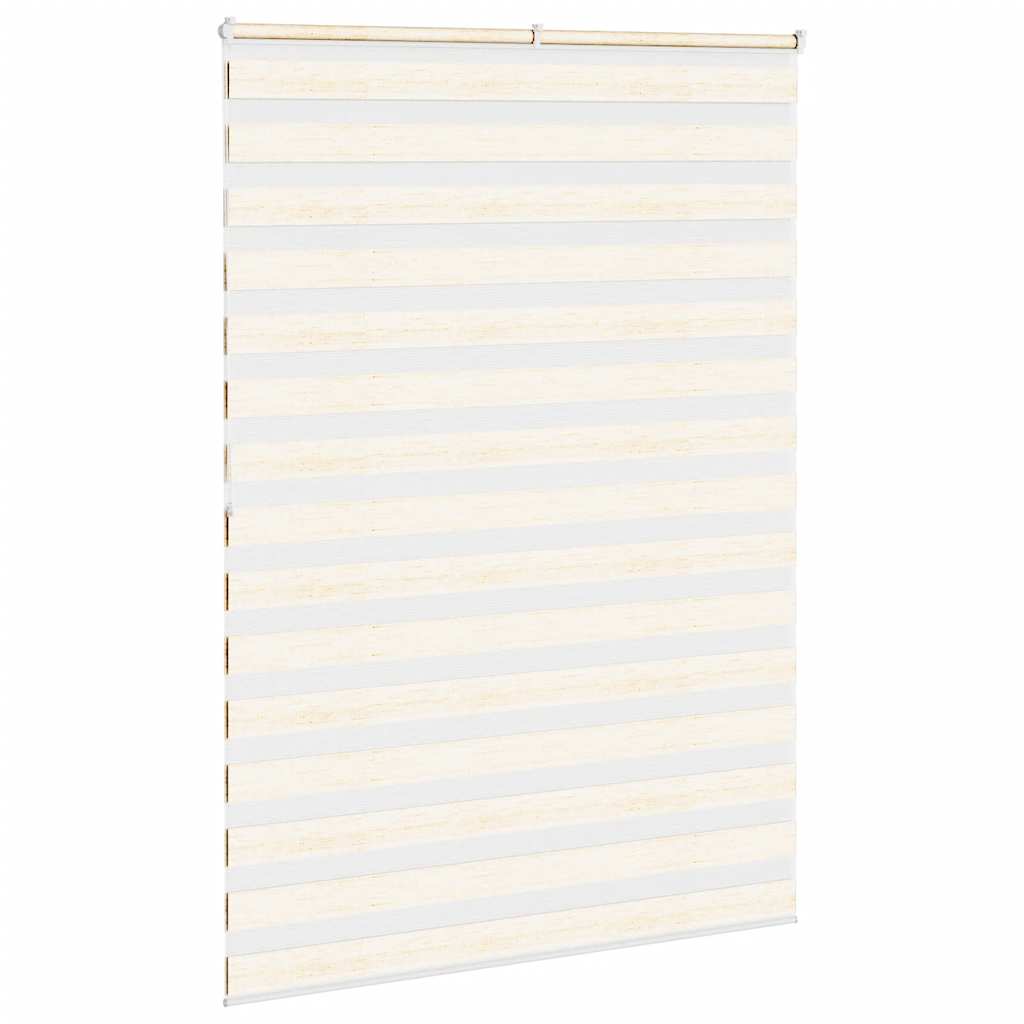 vidaXL Store enrouleur double marron marbré 160x200 cm Largeur du tissu 155,9 cm Polyester