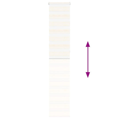 Doppelrollo Marmorbeige 40x230 cm Stoffbreite 35,9 cm Polyester