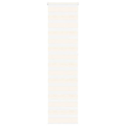 Doppelrollo Marmorbeige 55x230 cm Stoffbreite 50,9 cm Polyester