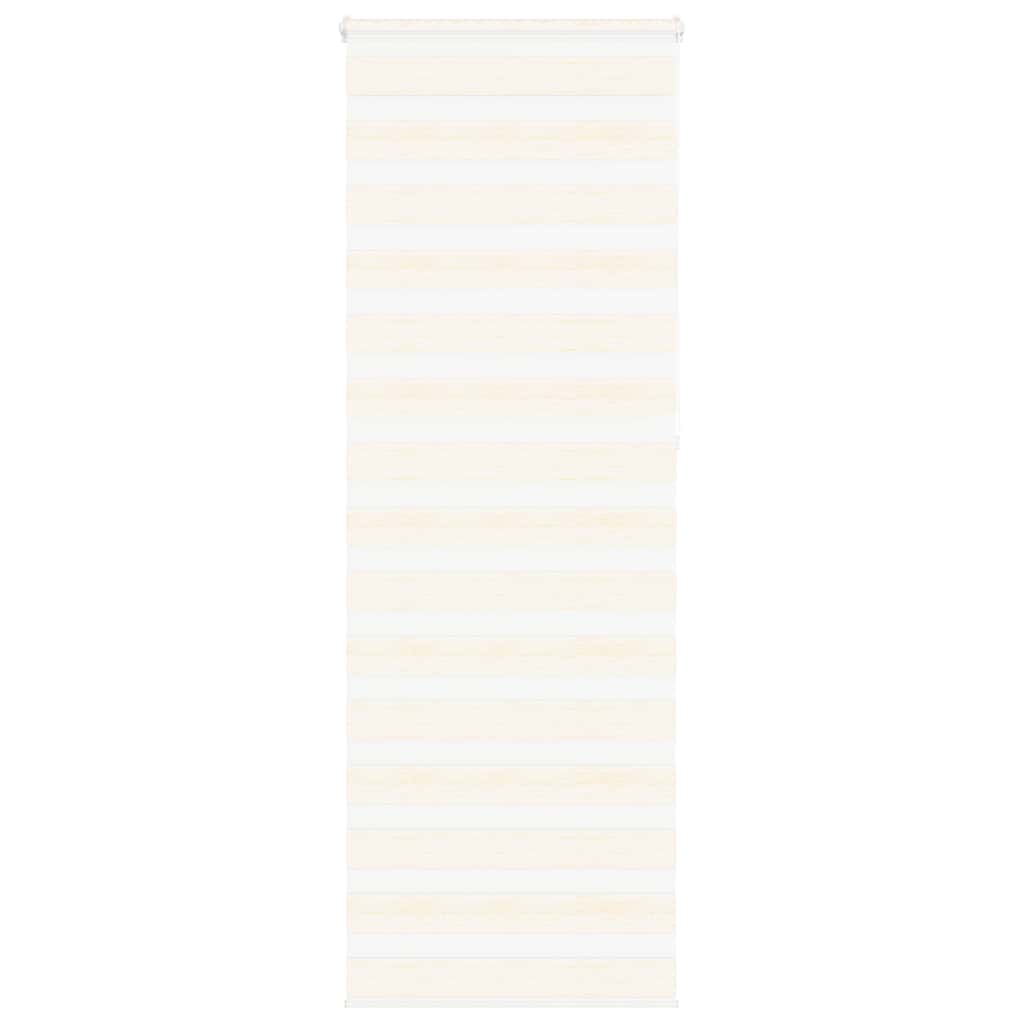 vidaXL Doppelrollo Marmorbeige 75x230 cm Stoffbreite 70,9 cm Polyester