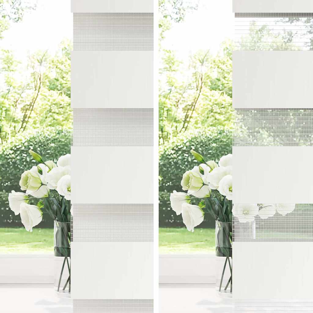 Doppelrollo Marmorbeige 85x230 cm Stoffbreite 80,9 cm Polyester