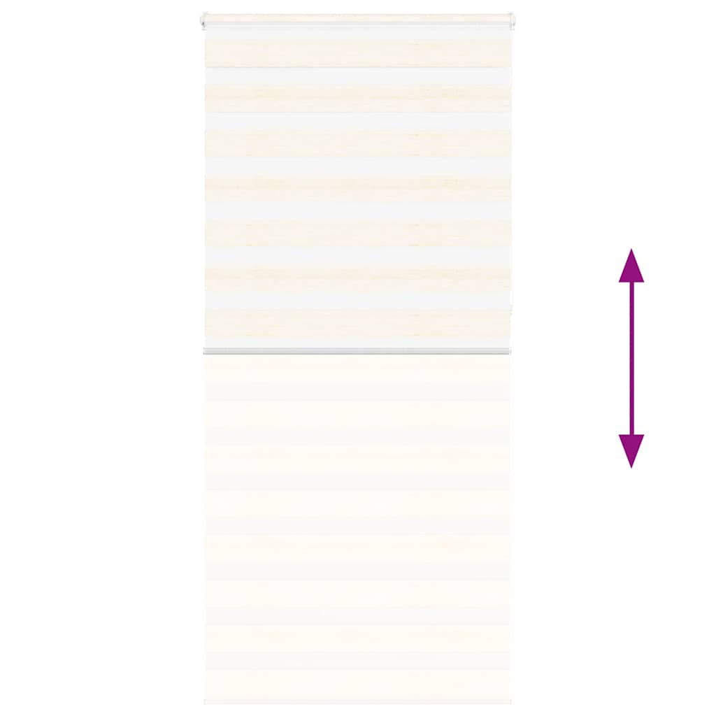 Doppelrollo Marmorbeige 105x230cm Stoffbreite 100,9 cm Polyester