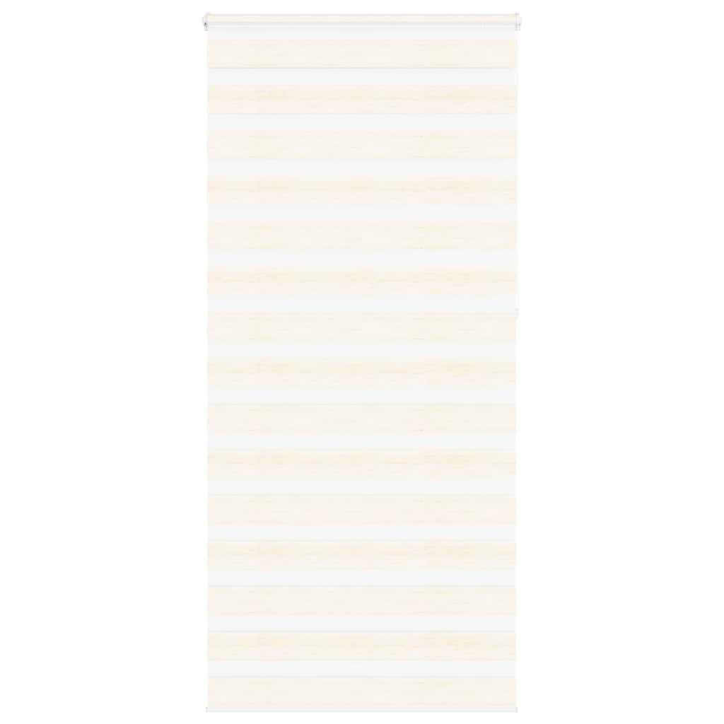 vidaXL Doppelrollo Marmorbeige 110x230cm Stoffbreite 105,9 cm Polyester