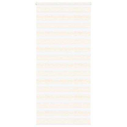 vidaXL Doppelrollo Marmorbeige 110x230cm Stoffbreite 105,9 cm Polyester
