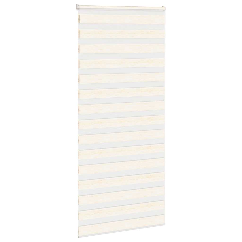 vidaXL Doppelrollo Marmorbeige 110x230cm Stoffbreite 105,9 cm Polyester