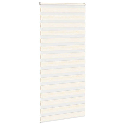 vidaXL Doppelrollo Marmorbeige 110x230cm Stoffbreite 105,9 cm Polyester