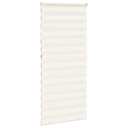 vidaXL Doppelrollo Marmorbeige 110x230cm Stoffbreite 105,9 cm Polyester