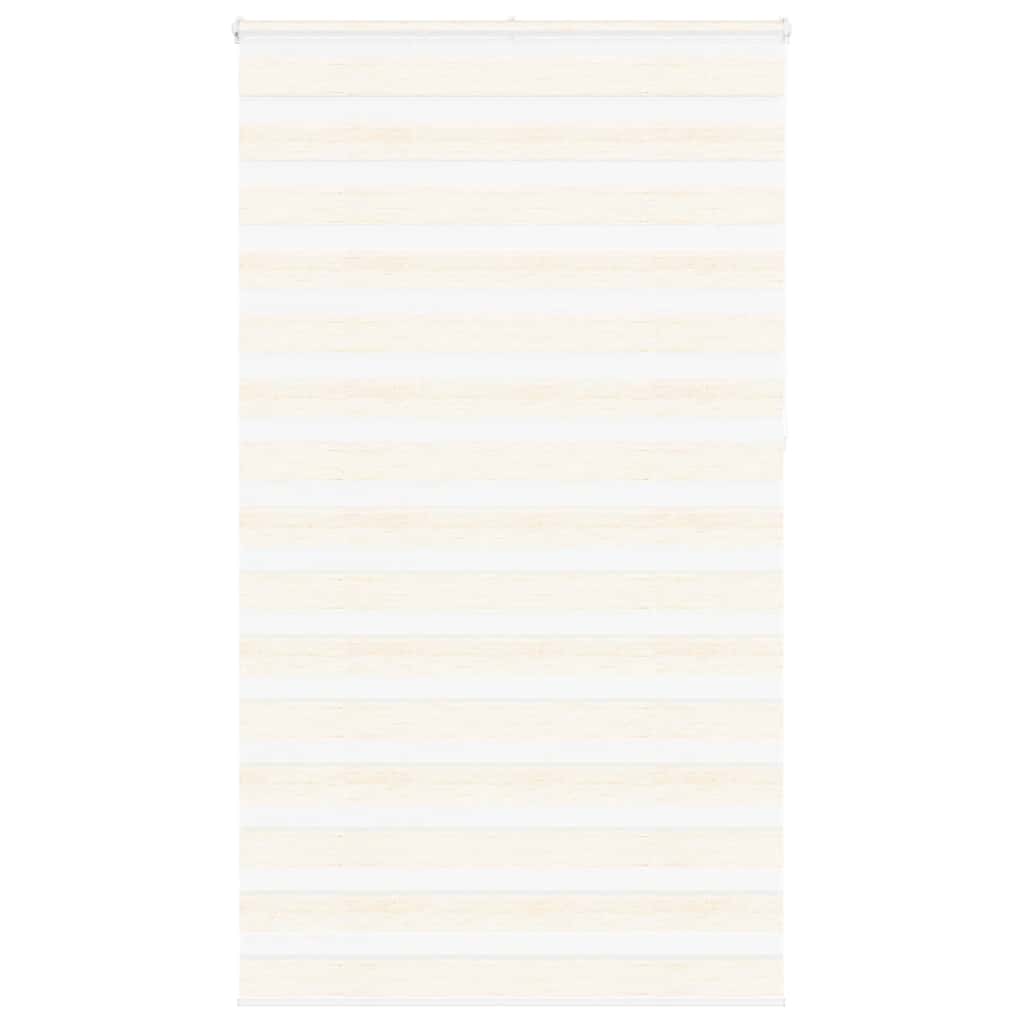 vidaXL Doppelrollo Marmorbeige 120x230cm Stoffbreite 115,9 cm Polyester