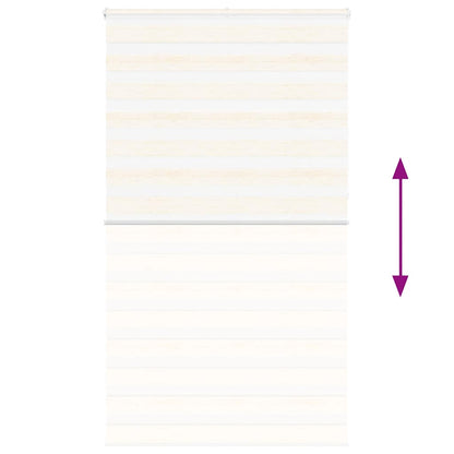 vidaXL Doppelrollo Marmorbeige 130x230cm Stoffbreite 125,9 cm Polyester