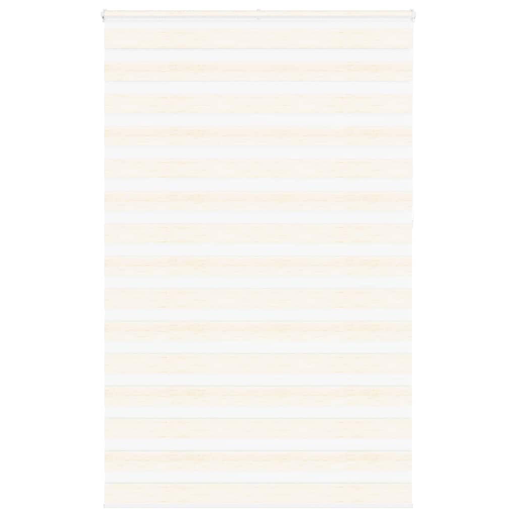 vidaXL Doppelrollo Marmorbeige 140x230cm Stoffbreite 135,9 cm Polyester