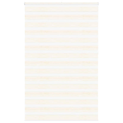 vidaXL Doppelrollo Marmorbeige 140x230cm Stoffbreite 135,9 cm Polyester