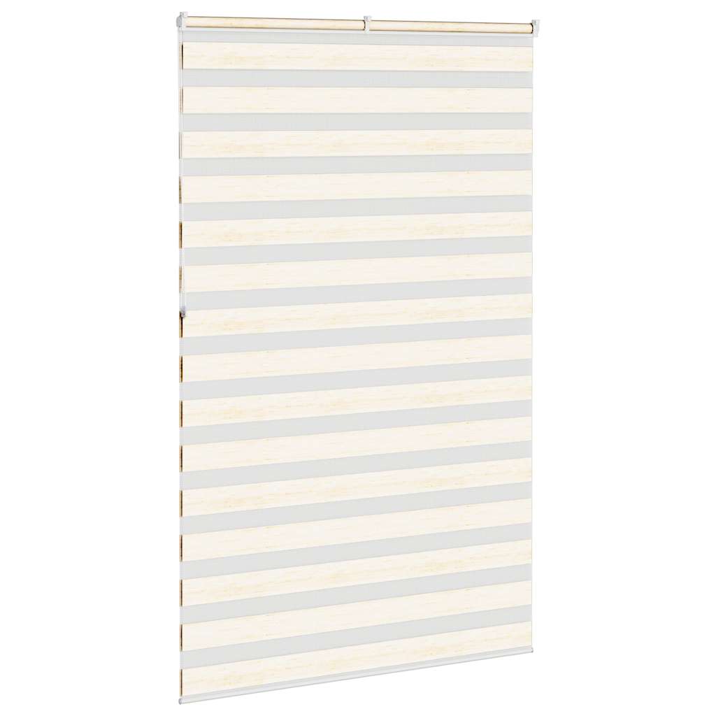 vidaXL Double store enrouleur effet marbre beige 150x230 cm largeur de tissu 145,9 cm polyester