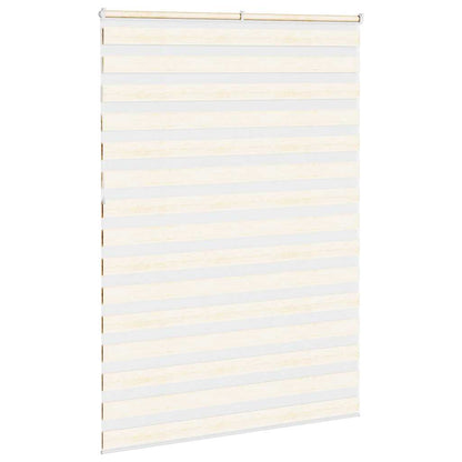 vidaXL Doppelrollo Marmorbeige 155x230cm Stoffbreite 150,9 cm Polyester