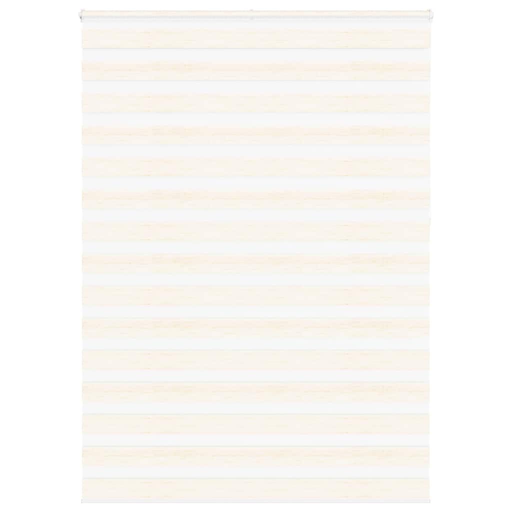 vidaXL Doppelrollo Marmorbeige 165x230cm Stoffbreite 160,9 cm Polyester
