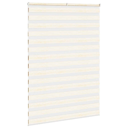 vidaXL Doppelrollo Marmorbeige 165x230cm Stoffbreite 160,9 cm Polyester