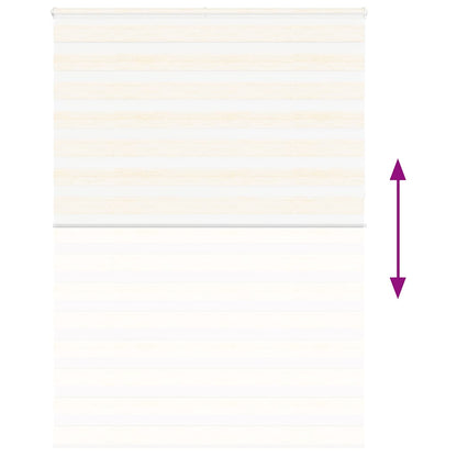 vidaXL Doppelrollo Marmorbeige 165x230cm Stoffbreite 160,9 cm Polyester