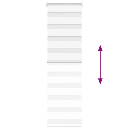 Doppelrollo Weiß 50x100 cm Stoffbreite 45,9 cm Polyester