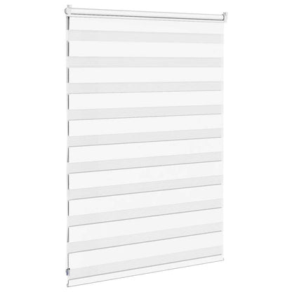vidaXL Doppelrollo Weiß 95x100 cm Stoffbreite 90,9 cm Polyester