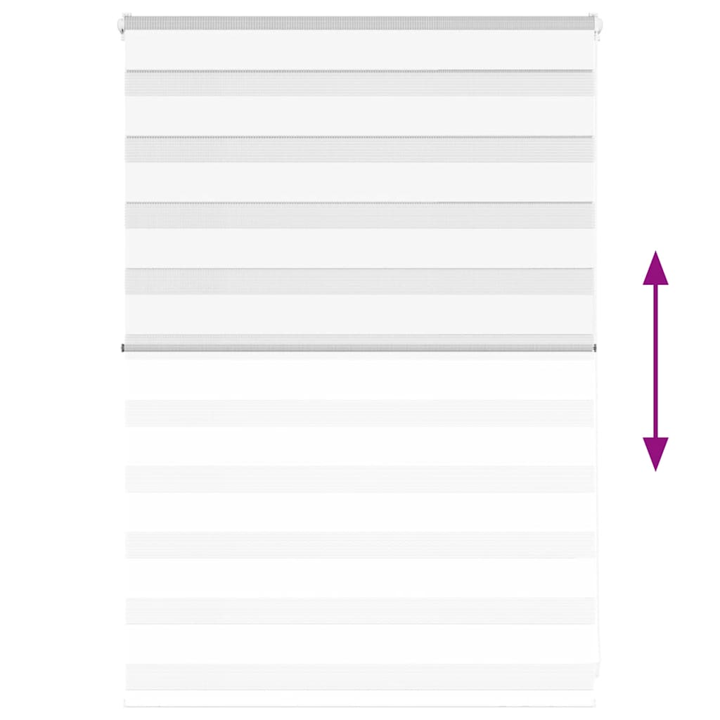 Doppelrollo Weiß 100x100 cm Stoffbreite 95,9 cm Polyester