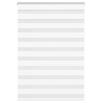 vidaXL Doppelrollo Weiß 110x100 cm Stoffbreite 105,9 cm Polyester