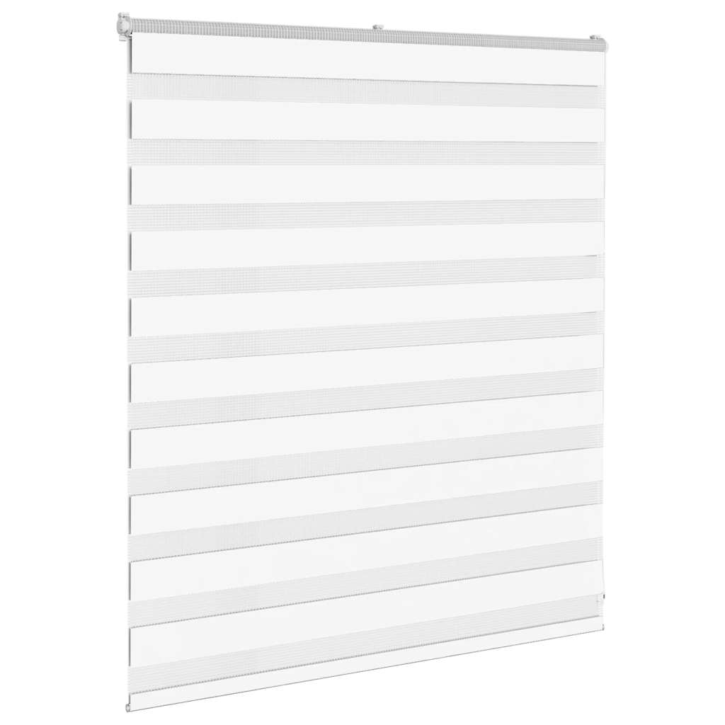 vidaXL Store jour nuit Blanc 135x100 cm Largeur tissu 130,9 cm Polyester