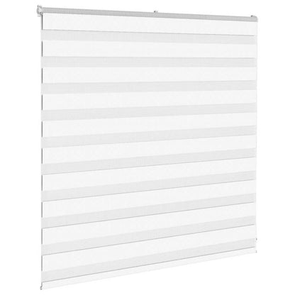 vidaXL Doppelrollo Weiß 145x100 cm Stoffbreite 140,9 cm Polyester