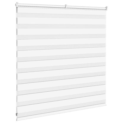 vidaXL Doppelrollo Weiß 145x100 cm Stoffbreite 140,9 cm Polyester
