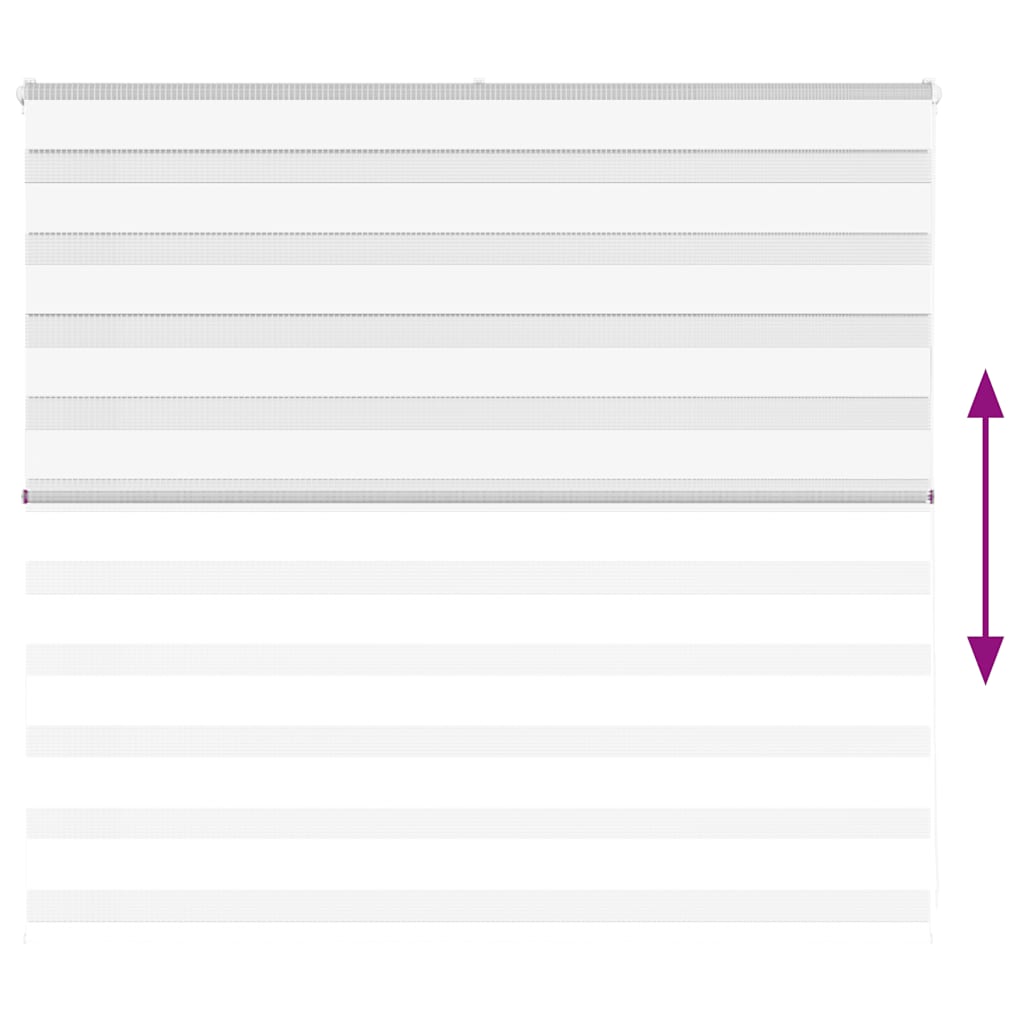 Doppelrollo Weiß 155x100 cm Stoffbreite 150,9 cm Polyester