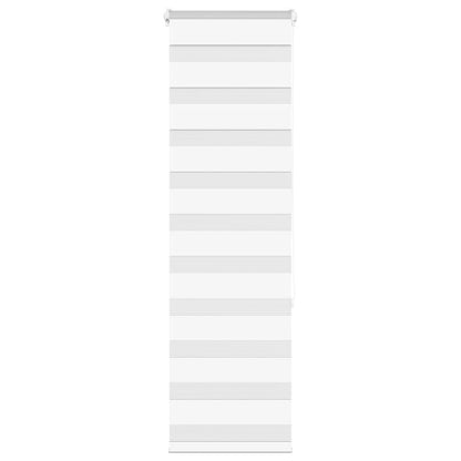 Doppelrollo Weiß 50x150 cm Stoffbreite 45,9 cm Polyester