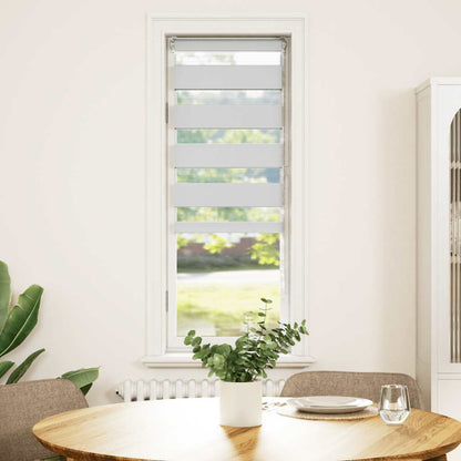 Doppelrollo Weiß 50x150 cm Stoffbreite 45,9 cm Polyester