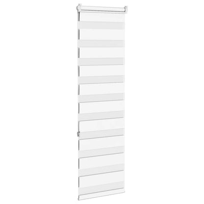 vidaXL Doppelrollo Weiß 50x150 cm Stoffbreite 45,9 cm Polyester