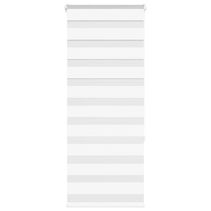 Doppelrollo Weiß 55x150 cm Stoffbreite 50,9 cm Polyester