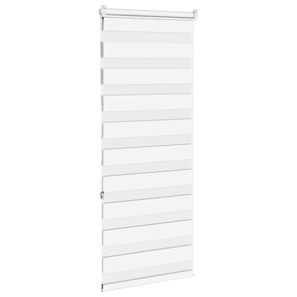 vidaXL Doppelrollo Weiß 60x150 cm Stoffbreite 55,9 cm Polyester