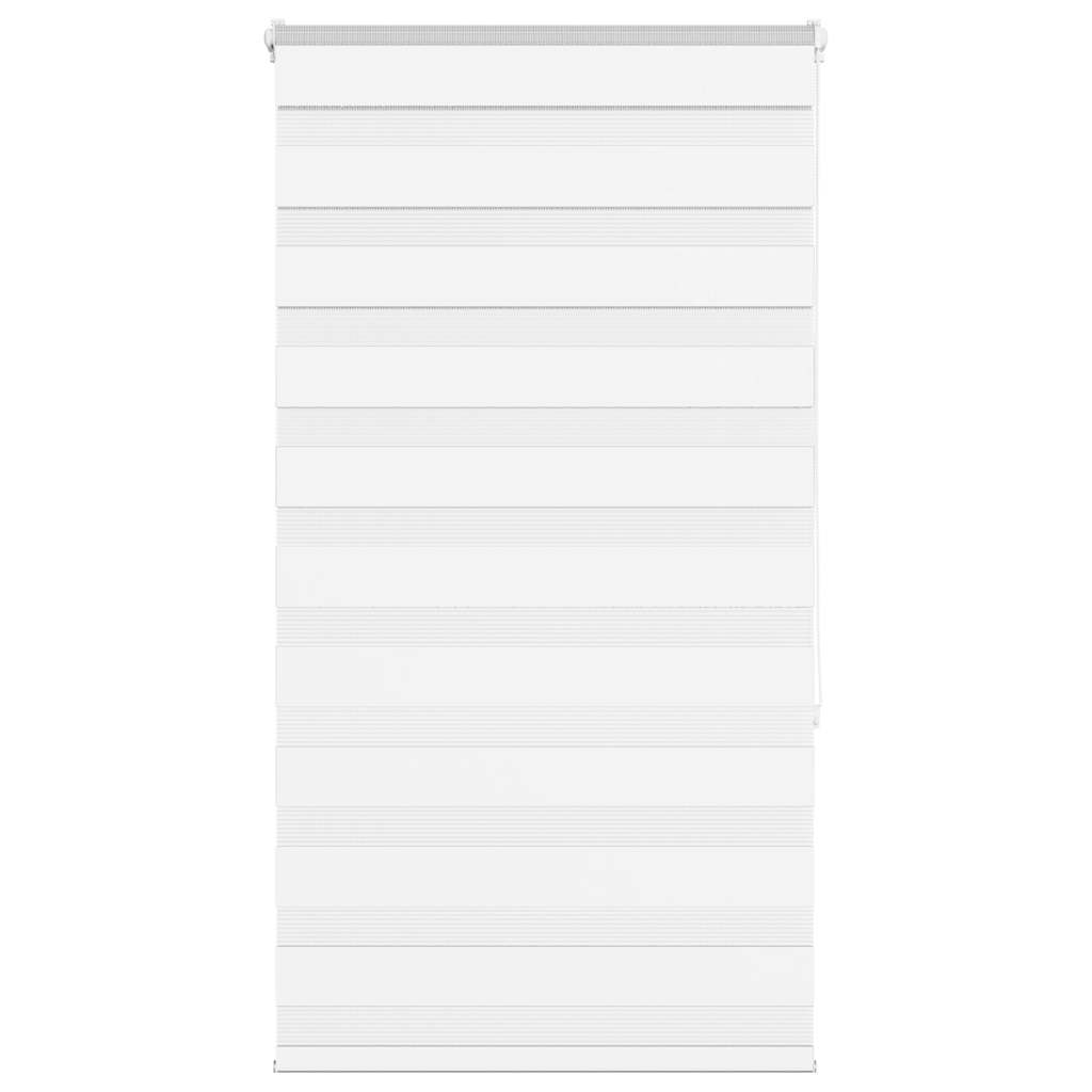 vidaXL Doppelrollo Weiß 80x150 cm Stoffbreite 75,9 cm Polyester