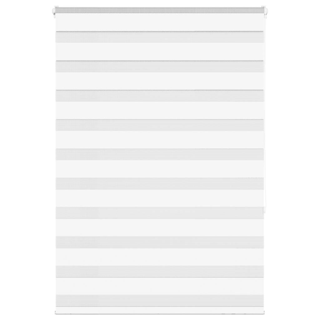 Doppelrollo Weiß 95x150 cm Stoffbreite 90,9 cm Polyester