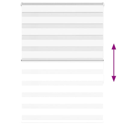 Doppelrollo Weiß 95x150 cm Stoffbreite 90,9 cm Polyester