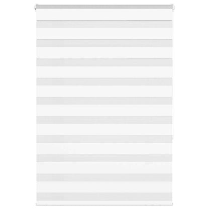 vidaXL Doppelrollo Weiß 115x150 cm Stoffbreite 110,9 cm Polyester