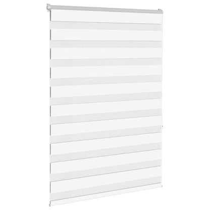 vidaXL Doppelrollo Weiß 115x150 cm Stoffbreite 110,9 cm Polyester