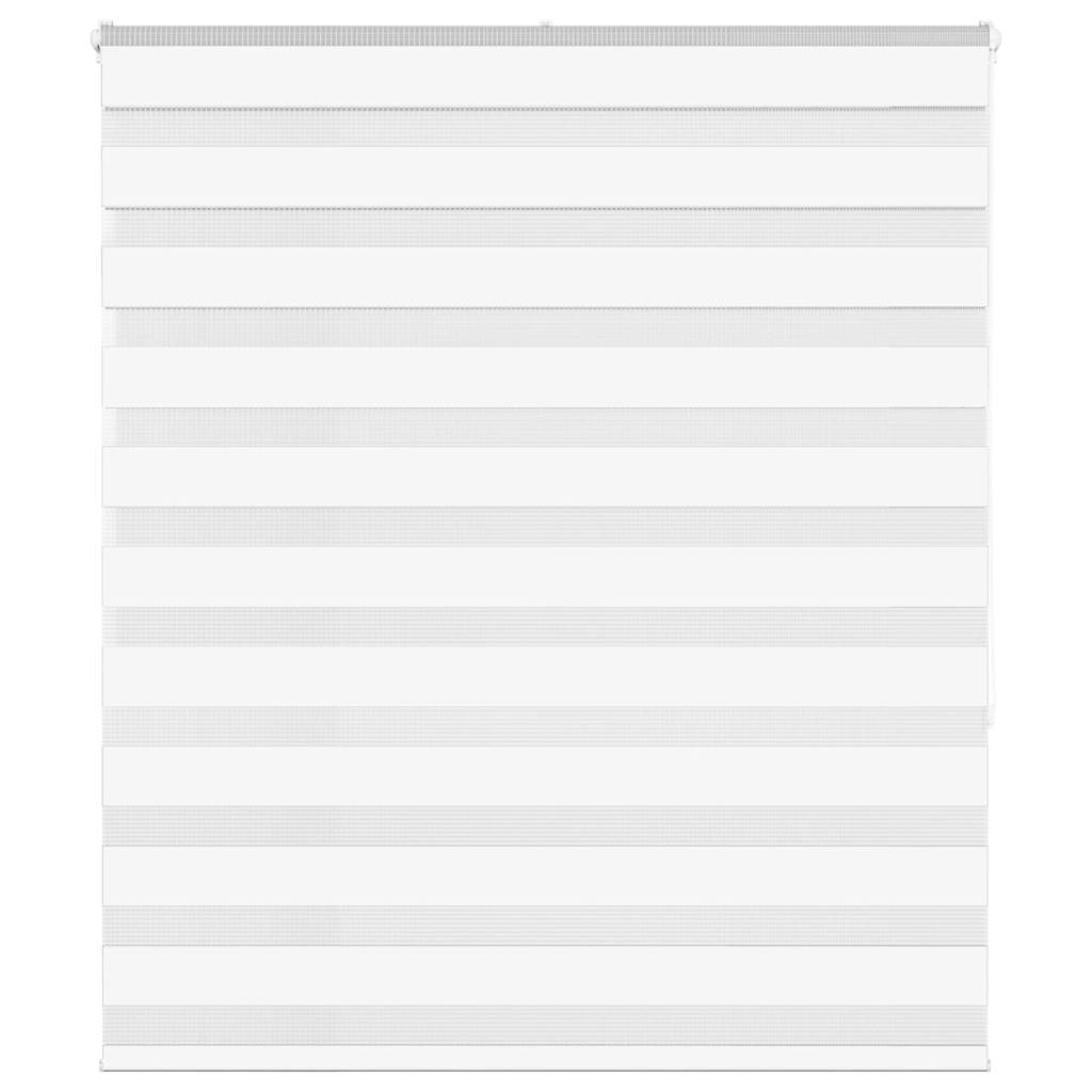 vidaXL Doppelrollo Weiß 120x150 cm Stoffbreite 115,9 cm Polyester