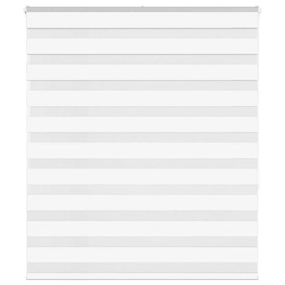 vidaXL Doppelrollo Weiß 120x150 cm Stoffbreite 115,9 cm Polyester