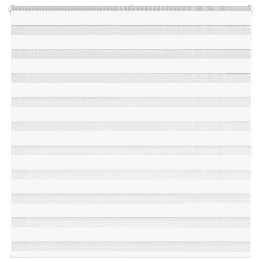 vidaXL Doppelrollo Weiß 145x150 cm Stoffbreite 140,9 cm Polyester