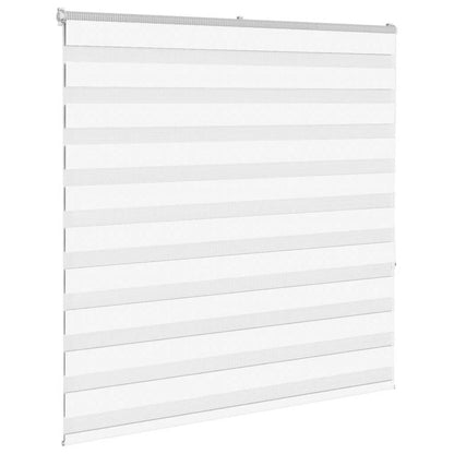 vidaXL Doppelrollo Weiß 150x150 cm Stoffbreite 145,9 cm Polyester